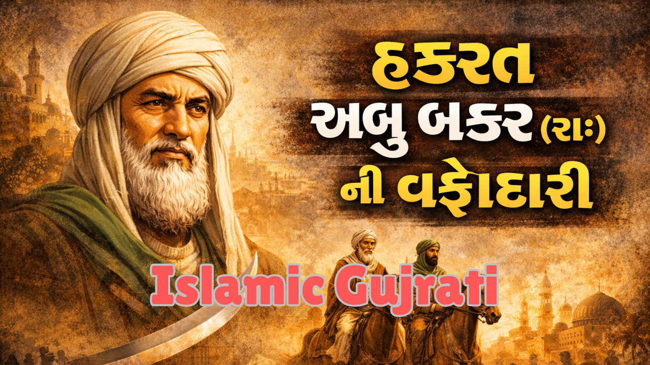 હઝરત અબુ બકર સદીક (રાઃ) ની વફાદારી